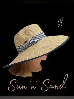 SUN N SAND Safari Paperbraid Straw Beach Hat with Adjustable Fit and UPF 50+